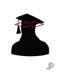 Adults Graduation Hats Size Guide